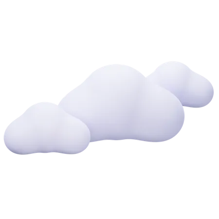 Clouds 3 D Illustration 3D Icon