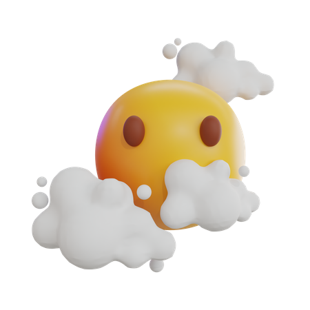Clouds Emoji 3D Icon