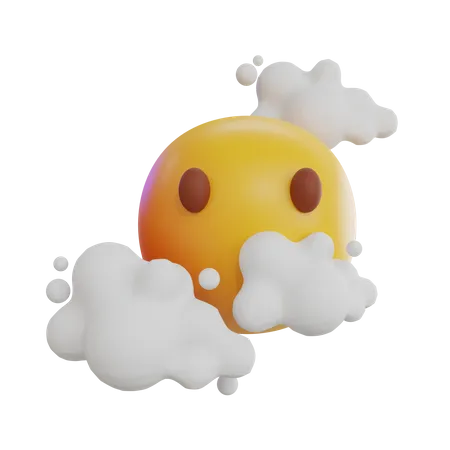 Clouds Emoji 3D Icon