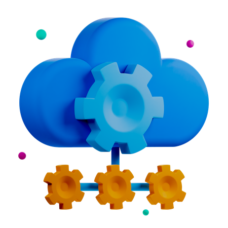 Cloudsetting  3D Icon