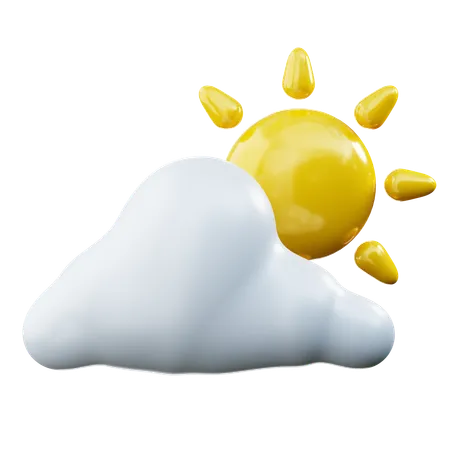 Cloudy  3D Icon