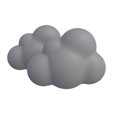 Cloudy  3D Icon