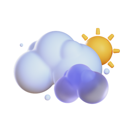 Cloudy  3D Icon