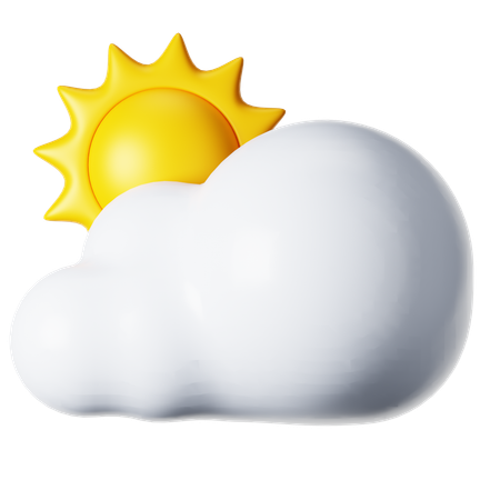 Cloudy  3D Icon