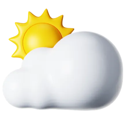 Cloudy  3D Icon
