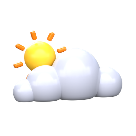 Cloudy  3D Icon