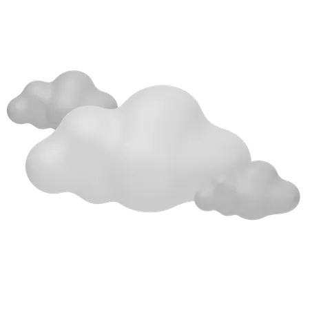 Cloudy  3D Icon