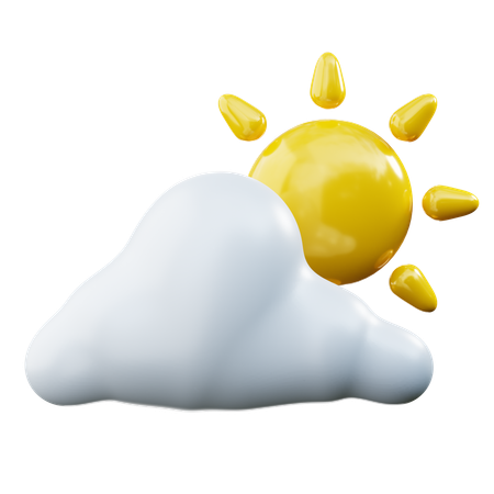 Cloudy  3D Icon