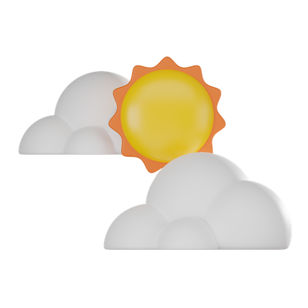 Cloudy  3D Icon