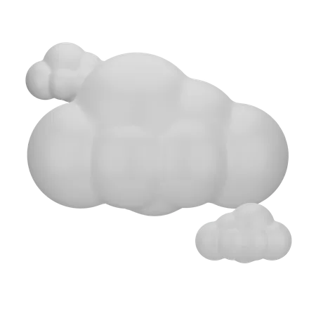 Cloudy 3 D Weather 3D Icon