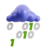 Cloudy Binary Code