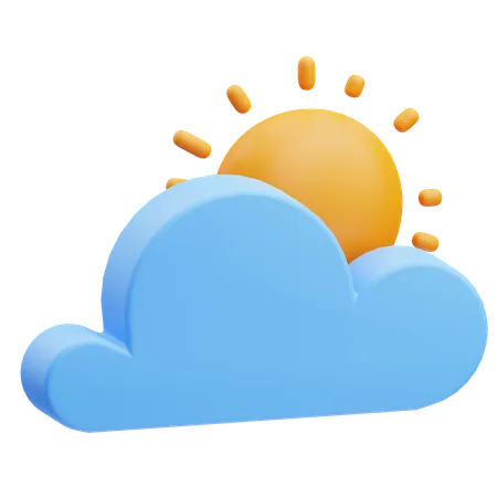 Cloudy Day  3D Icon