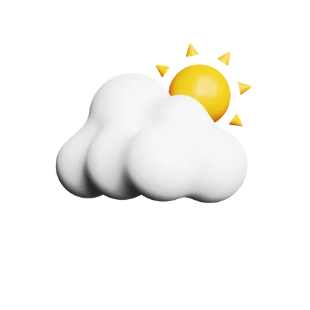 Cloudy Day  3D Icon