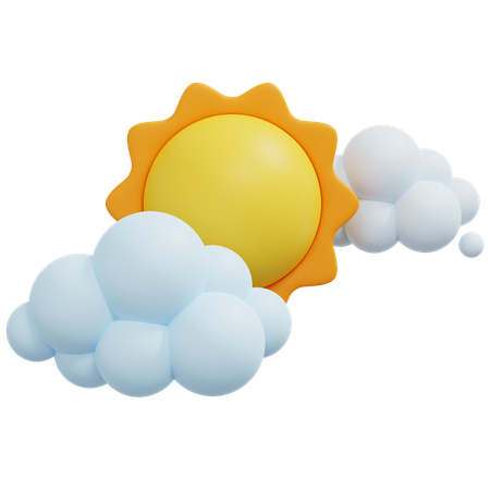 Cloudy Day  3D Icon