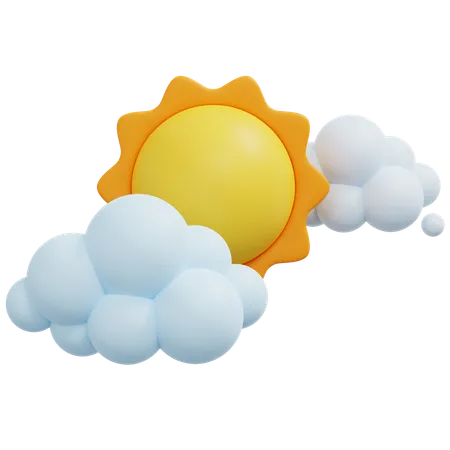 Cloudy Day  3D Icon