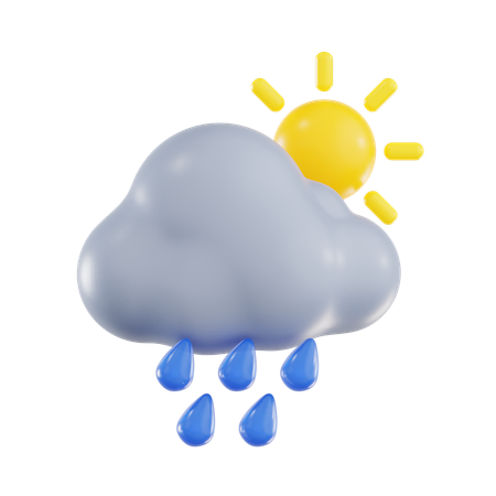 Cloudy Day  3D Icon