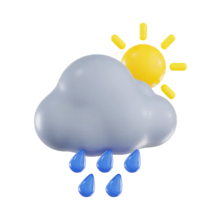 Cloudy Day  3D Icon