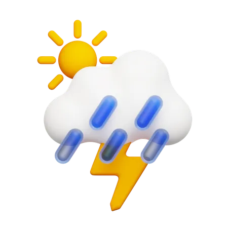 Cloudy Day  3D Icon