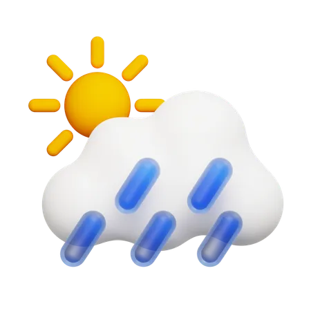 Cloudy Day  3D Icon