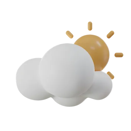 Cloudy Day  3D Icon