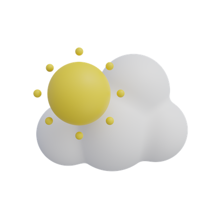 Cloudy Day  3D Icon