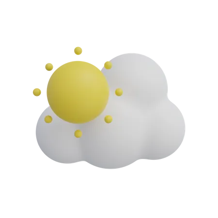 Cloudy Day  3D Icon