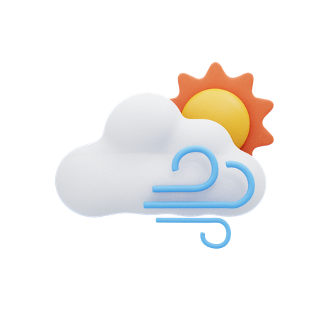 Cloudy Day  3D Icon