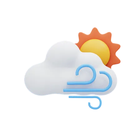 Cloudy Day  3D Icon