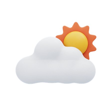 Cloudy Day  3D Icon