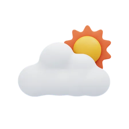 Cloudy Day  3D Icon