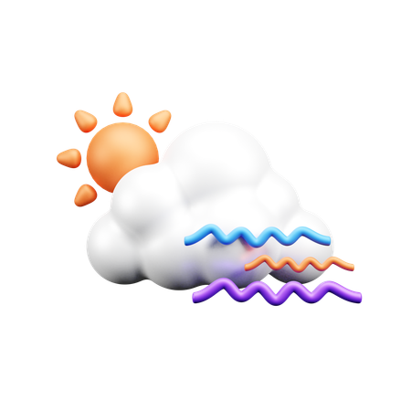 Cloudy Day  3D Icon