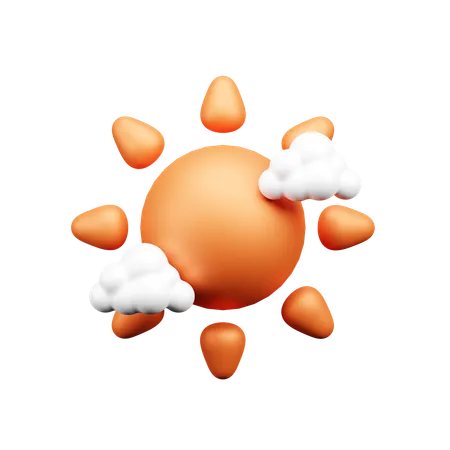 Cloudy Day  3D Icon