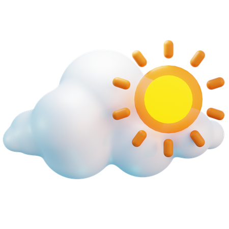 Cloudy Day  3D Icon