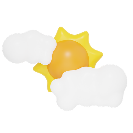 Cloudy Day  3D Icon