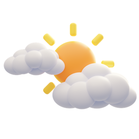 Cloudy Day  3D Icon