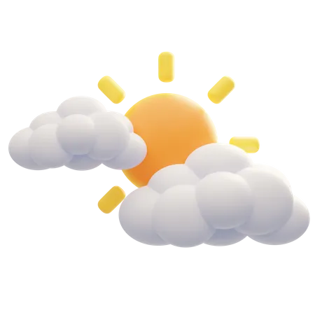 Cloudy Day  3D Icon