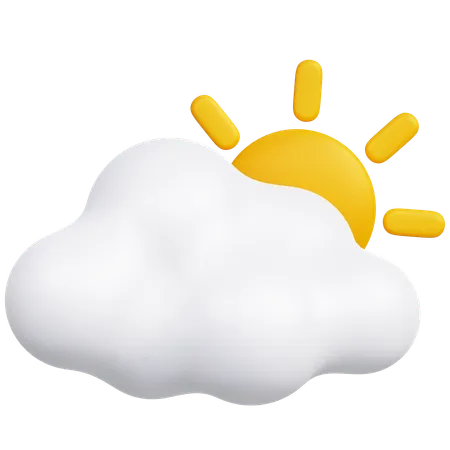 Cloudy Day  3D Icon