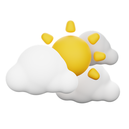 Cloudy Day  3D Icon