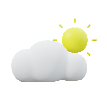 Cloudy Day  3D Icon