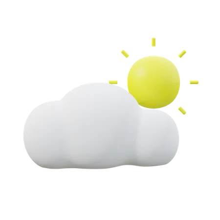 Cloudy Day  3D Icon