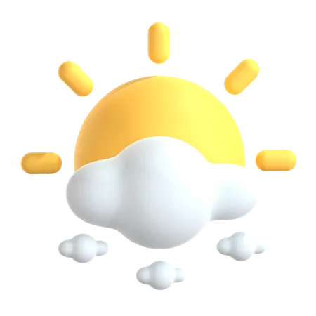 Cloudy Day  3D Icon