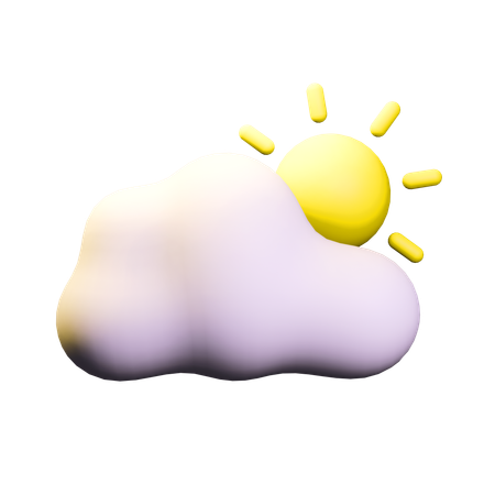 Cloudy Day  3D Icon