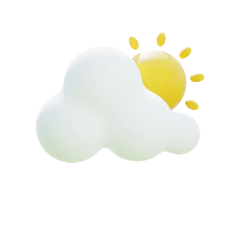 Cloudy Day  3D Icon