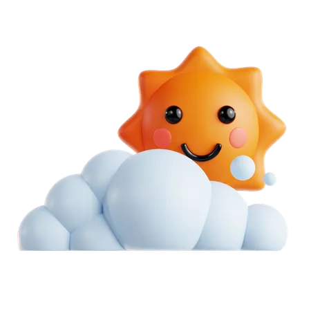 Cloudy Day  3D Icon