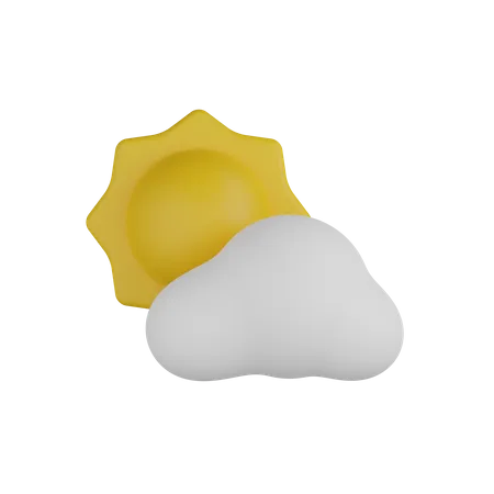 Cloudy Day  3D Icon