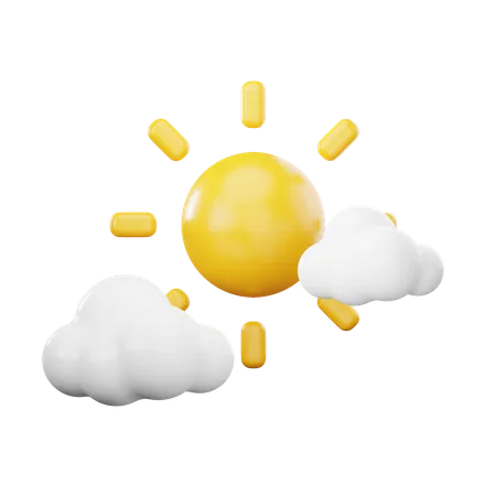 Cloudy Day  3D Icon