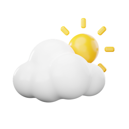 Cloudy Day  3D Icon