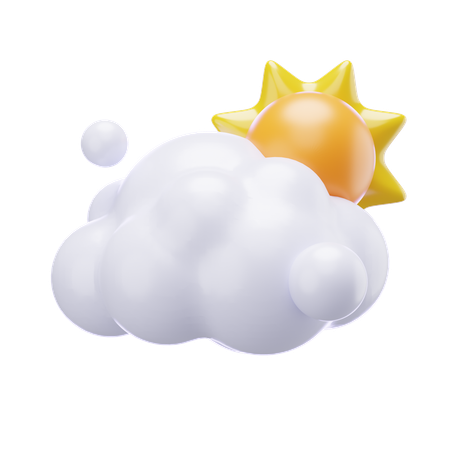 Cloudy Day  3D Icon