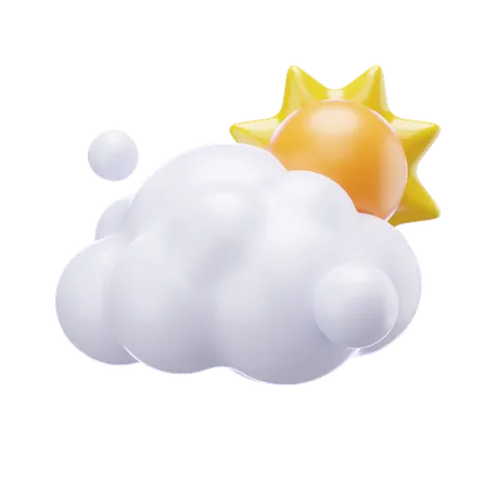 Cloudy Day  3D Icon