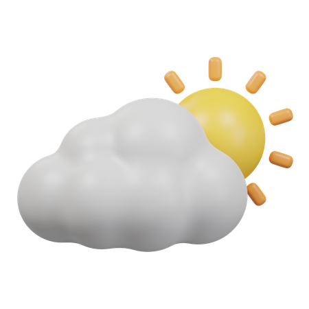 Cloudy Day  3D Icon